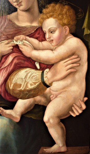 Holy Family and St. John Baptist, Florence 1530.  - Renaissance
